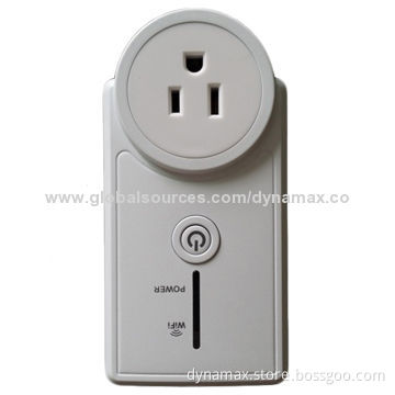 Smart Wi-Fi Plug, US Mark, Wireless Control On/Off by iOS/Android Device